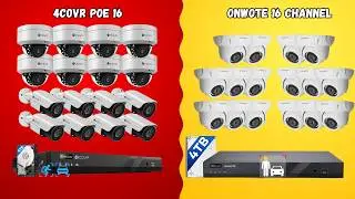 4COVR vs ONWOTE | Best 16 Channel PoE Security System Showdown