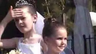 Delaney as a Flower Girl