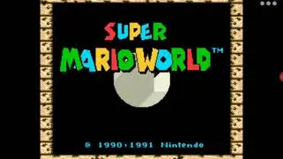 Super Mario World интро + Подсказка как удалить сохранение