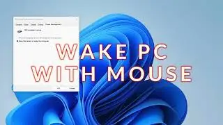 Wake PC from Sleep using Mouse and Keyboard in Windows