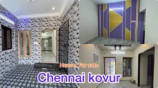 சென்னை கொவூரில் 800 sqft இல் கட்டப்பட்ட அழகிய 2BHk வீடு விற்பனைக்கு / New House sale