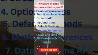 In 10 sec- What new features have been added in Java ? Java8 Interview Questions and Answers-1