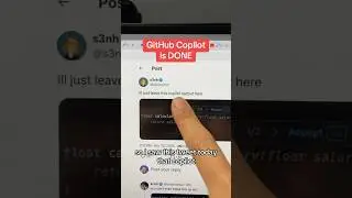 GitHub Copilot is DONE 