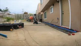 Watch As We Transform This Backyard With A Concrete Pour!