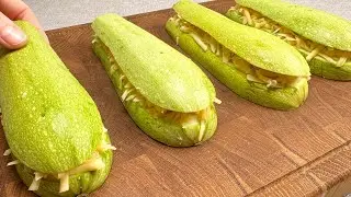 Das leckerste Zucchini-Rezept! Ich koche sie jeden Tag! Sehr lecker und schnell!