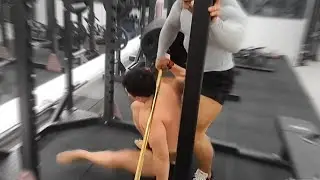 김강민선수와 3대측정 중 사고났습니다...