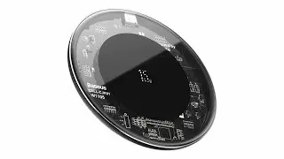Беспроводная зарядка Baseus Wireless Charger Updated Version 15W