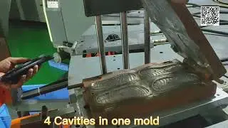 2 colors EVA preform injection molding machine