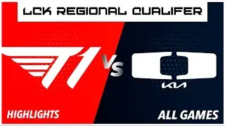 T1 vs DK Highlights ALL GAMES - LCK Regional Qualifer - T1 vs Dplus KIA