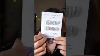 ASMR I got sent some real pretty press on nails 💅✨