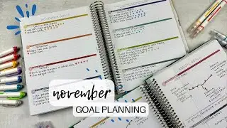 NOVEMBER 2024 GOALS + week 44 weekly actions | MAKSELIFE MONTHLY GOAL SETTING | #mäksēlifeplanner