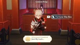 Getting the unlucky secret Fortune Slip achievement... | Genshin Impact