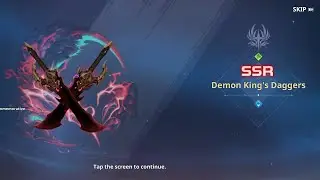 Solo Leveling Arise : Lucky Weapon Tickets Summon 🔥 Got New SSR Dagger ✅