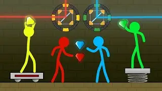 Red and Blue , Stickman Animation - (Escape Part 61-70)