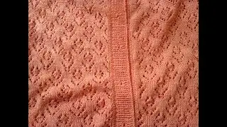 ПЛАНКА К ЖАКЕТУ// Как вязать спицами, подробный МК