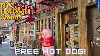 Rudy's Bar:  FREE HOT DOG!