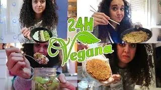 I EAT VEGAN FOR 24 HOURS - RICE FOR BREAKFAST - 24h challenge