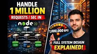 How to Handle 1 Million Requests Per Second in Node.js | System Design & Scaling Explained