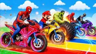 الرجل العنكبوت انقاذ باتمان Spider-Man Rescue batman vs iron man vs venom funny Game GTA 5 superhero