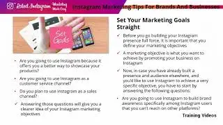 Instagram Marketing Tips For Brands And Businesses