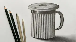 Mug still life shadow pencil drawing tutorial for beginners @artworkbyamit2452