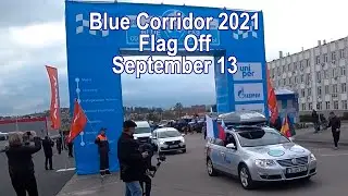 BlueCorridor2021 FlagOff