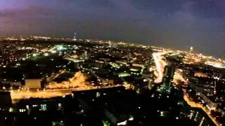 Ночная Москва, снято с м.сокол, высота 180 метров