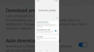 Software update in settings in any android mobile phone 