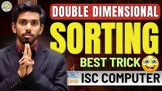 Double Dimensional Array Sorting in Java | 2D Array Sorting | By Prateik Sir 