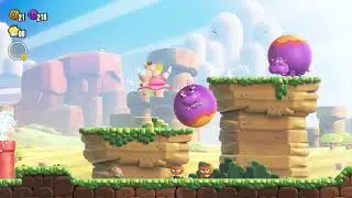 Super Mario Bros Wonder Here Come the Hoppos All Wonder Seeds Location and All Large Purple Coins