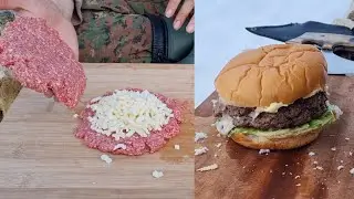 Cheese Bomb Burger in the Wilderness