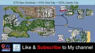 All Three GTA Maps in One Game - grand theft auto San Andreas Mixed Mod | The GamingWord
