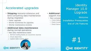 Identity Manager | Update 10 LTS  | Welcome, Installation Prerequisites and EOL Features