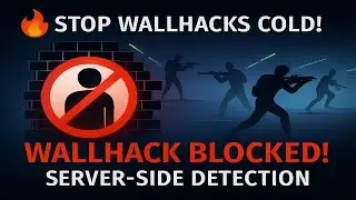 🔥 Stop Wallhacks Cold! Server-Side Anti-Cheat for Unity (Real-Time Visibility Detection)
