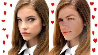 Уроки Photoshop. Из парня в девушку