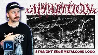 How To Design OLD SCHOOL Metalcore Logos - Adobe Photoshop
