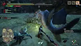 Iai Spirit Slash combo with Silkbind Sakura Slash vs. Anjanath - Monster Hunter Rise by Vilasack