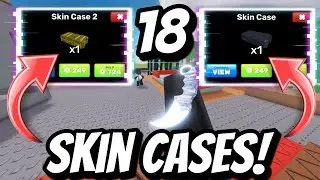 *HUGE* 18 Skin Case Opening On Roblox Rivals!!! (5,000 ROBUX)