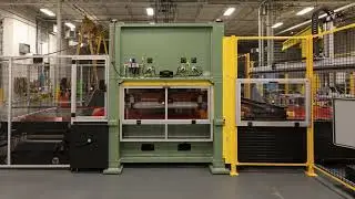 350 Ton Die Cutting Press Schwabe Model SR with Dual Sided Automatic Gantry & Scrap Removal