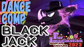 Blackjack Furry Dance Competition Motor City Furcon 2023 noflair