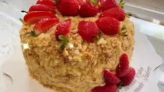 Мързелива #ТортаНаполеон - бърза, лесна и мноого вкусна😋