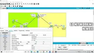 DHCP relay using Cisco packet tracer | IP-helper address