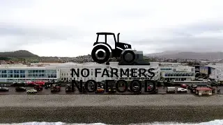 Starmer ‘fled like a rat’ as angry farmers beseige Welsh Labour conference, Llandudno, 16/11/2024.