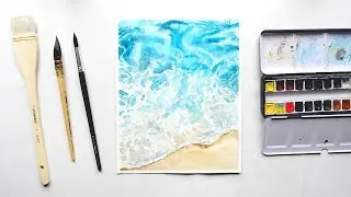 Painting Water // Tropical Blue