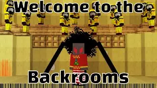 Barely Surviving the Minecraft backrooms with my friends