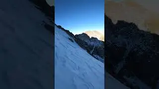 Ascending a Mountain 2000 feet off the ground in Winter! #alpineclimbing
