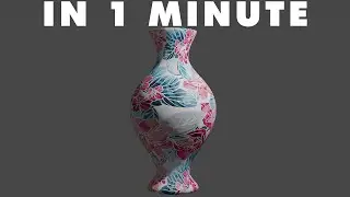 create a realistic Vase in 1 Minute in Blender Tutorial