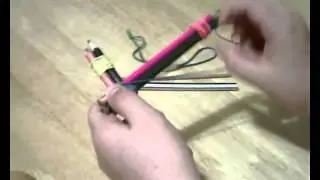 арбалет из карандошей  ну очень мощный !