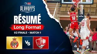 RISACHER A-T-IL FAIT TREMBLER LE ROCHER ? 🌊 Monaco vs Bourg - Résumé - PLAYOFFS Betclic ELITE GAME 1