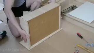 Сборка мебельного ящика от комода